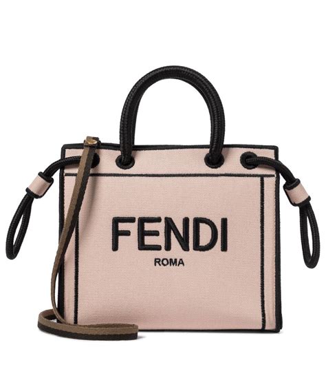 fendi roma mini canvas tote bag|Fendi roma bag price.